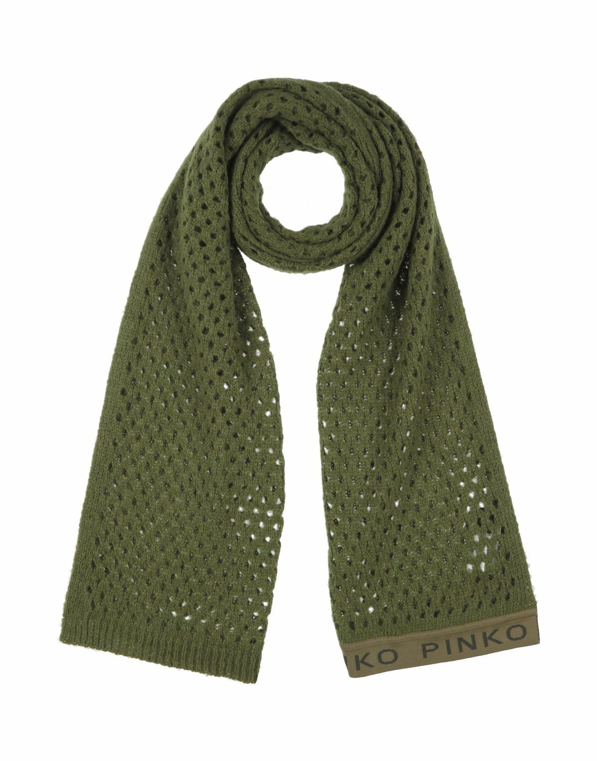 Pinko Womens Scarf Military in Green