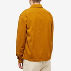 Dries Van Noten Men's Wool Zip Overshirt in Ocra