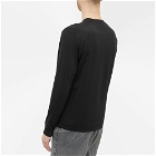Satisfy Men's Long Sleeve Ghostfleece Pocket T-Shirt in Black