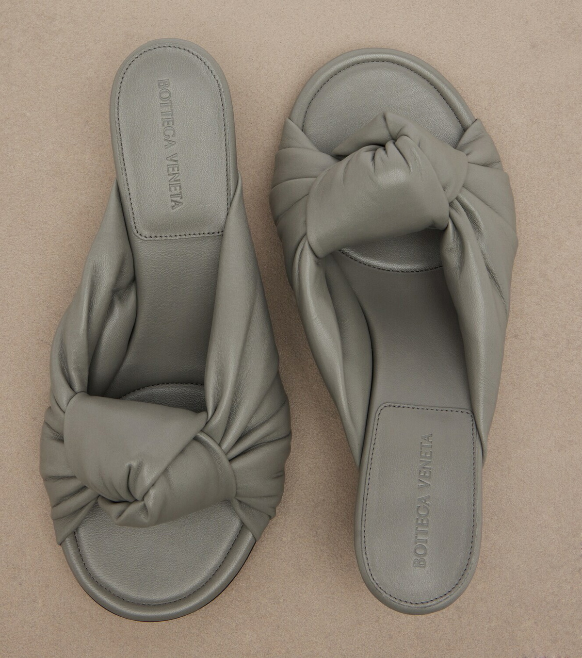 Bottega Veneta Cherry Knot leather mules
