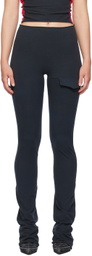 GREG ROSS SSENSE Exclusive Black Flap Pocket Leggings