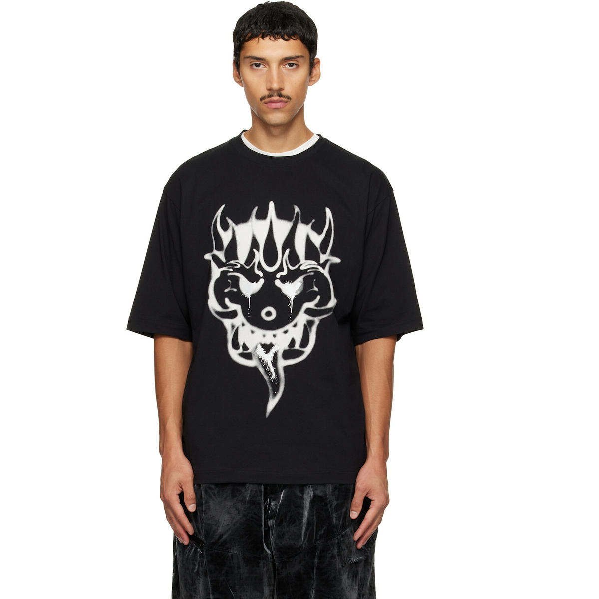 Y-3 Black Chito Edition Graphic Short Sleeve T-shirt