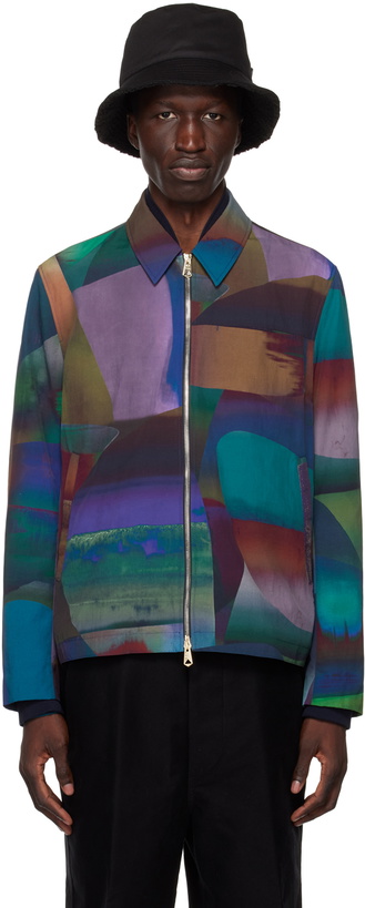 Photo: Paul Smith Multicolor Zip Front Jacket