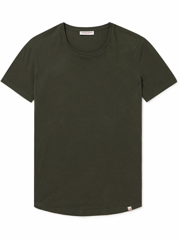 Photo: Orlebar Brown - OB-T Slim-Fit Cotton-Jersey T-Shirt - Brown