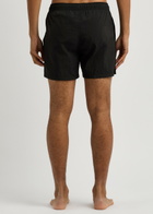 Emporio Armani Logo-embroidered Nylon Swim Shorts Black