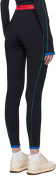 Casablanca Black Contrast Trim Sport Leggings