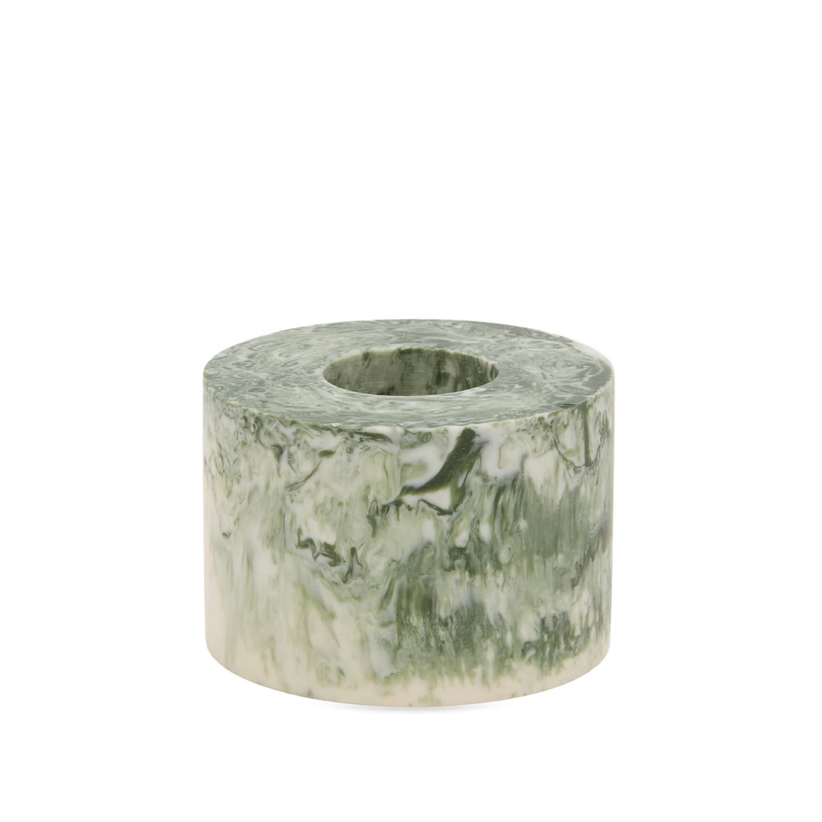 ferm LIVING Mist Toothbrush Holder in Emerald/Off-White 