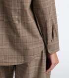 Leset Mia checked oversized shirt