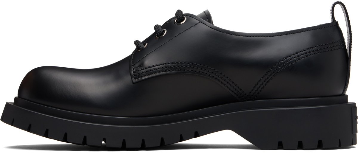 Givenchy Black Bullskin Derbys