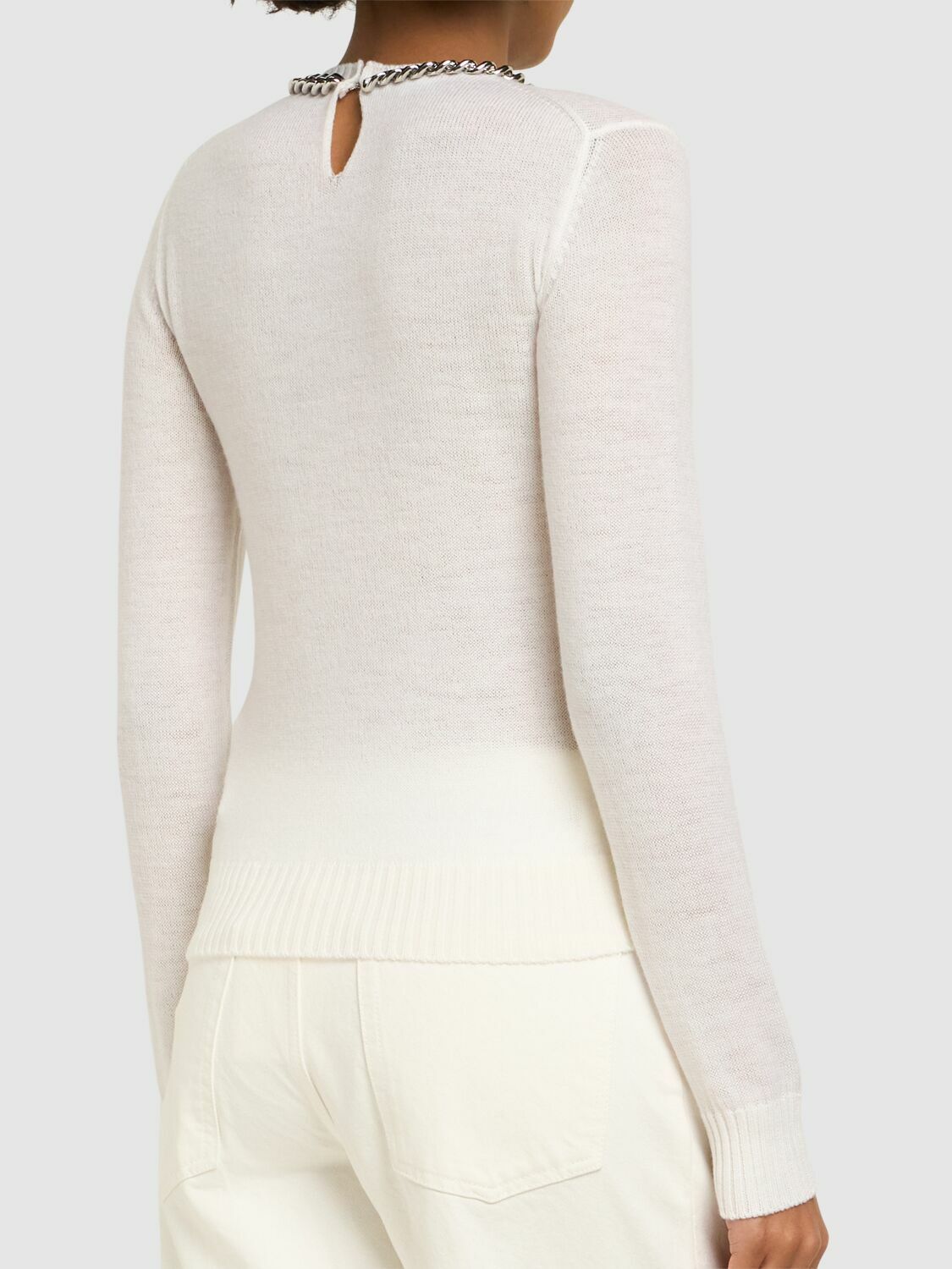 STELLA MCCARTNEY Falabella Chain Detail Sweater