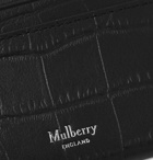 Mulberry - Croc-Effect Leather Cardholder - Black