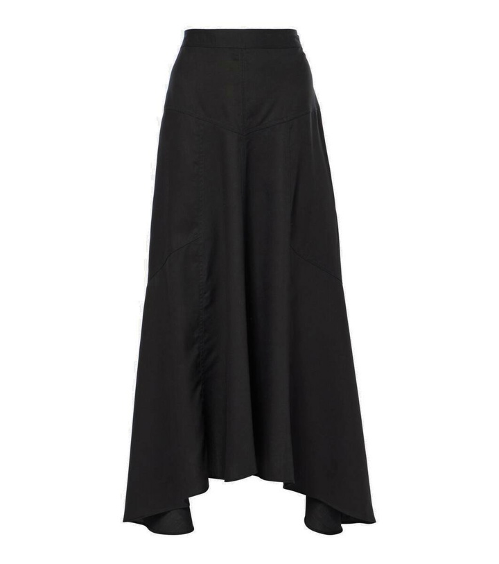 Photo: Marant Etoile Alona asymmetric midi skirt
