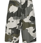 Nike Training - Wide-Leg Camouflage-Print Mesh-Backed Dri-FIT Shorts - Army green