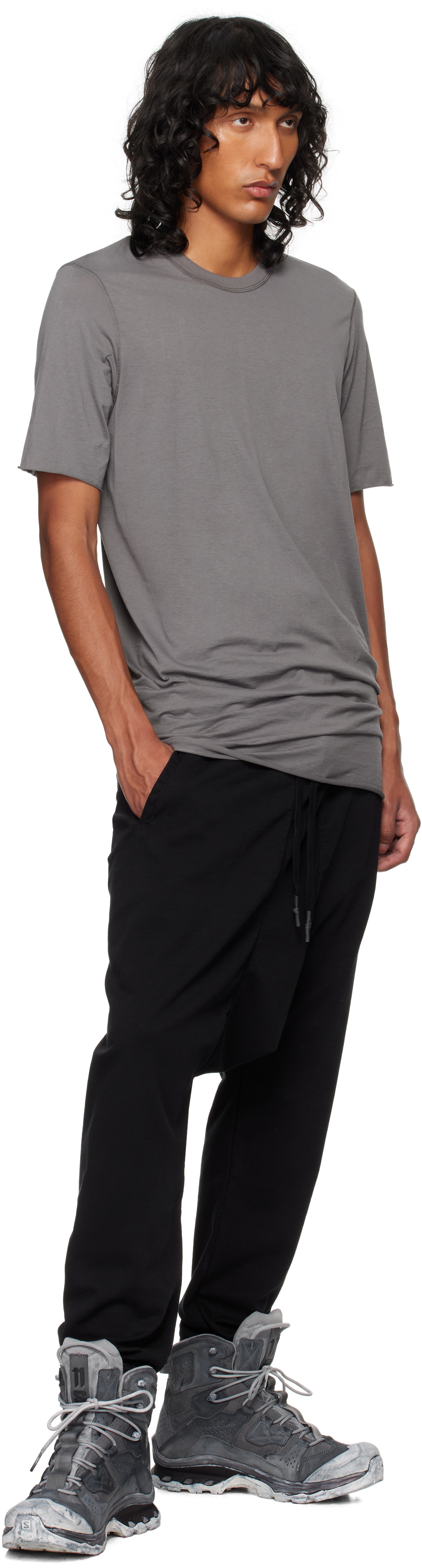 11 by Boris Bidjan Saberi Gray TS1B T-shirt