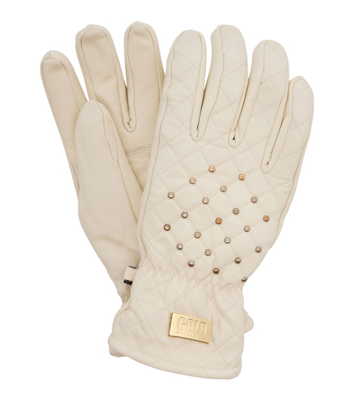 Photo: Goldbergh Glisten studded leather ski gloves