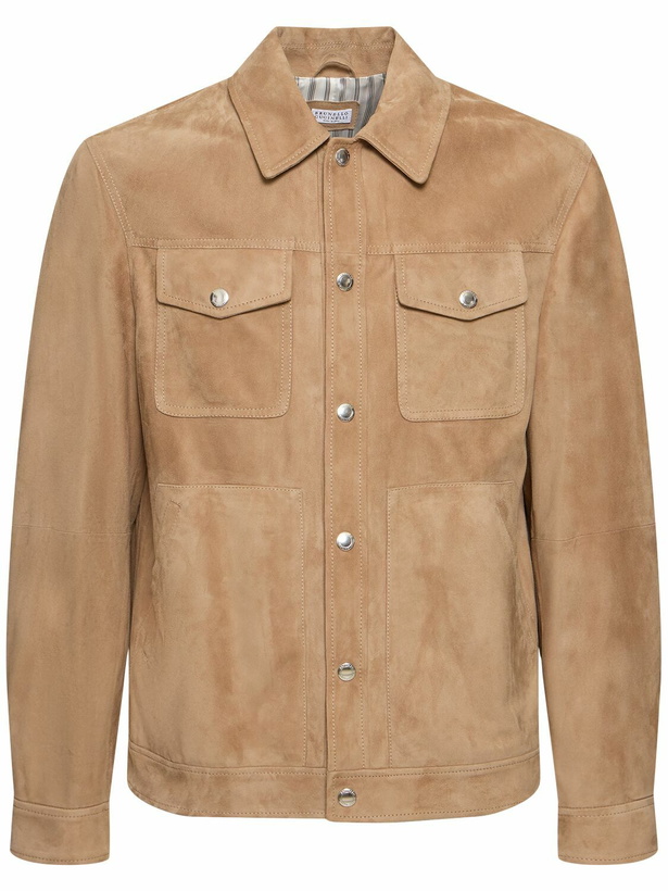 Photo: BRUNELLO CUCINELLI Suede Jacket