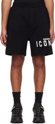 Dsquared2 Black 'Icon' Shorts