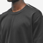 Jil Sander Men's Technical Cotton Zip T-Shirt in Black