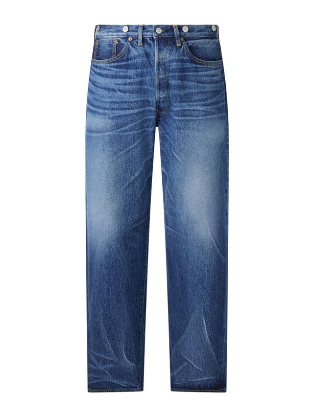Photo: Kaptain Sunshine - 1930 Straight-Fit Selvedge Jeans - Blue