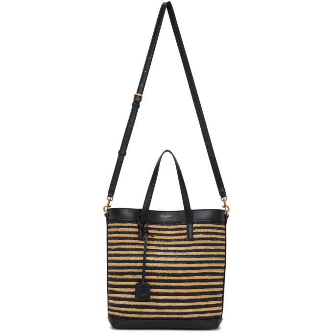Shopping Toy Leather Tote in Black - Saint Laurent