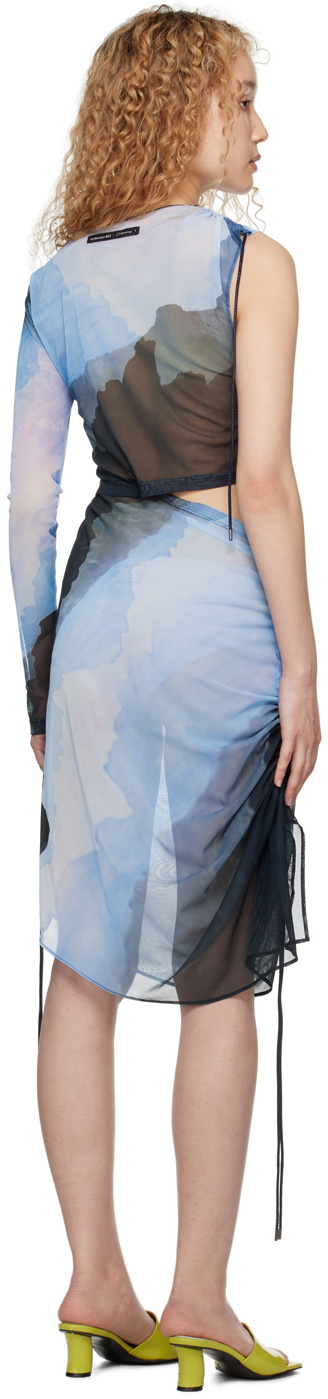 Andersson Bell SSENSE Exclusive Blue Landscapes Midi Dress