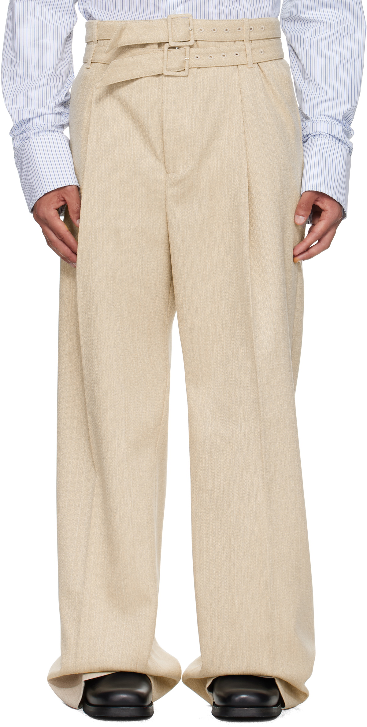 EGONlab Khaki Sami Trousers EGONlab