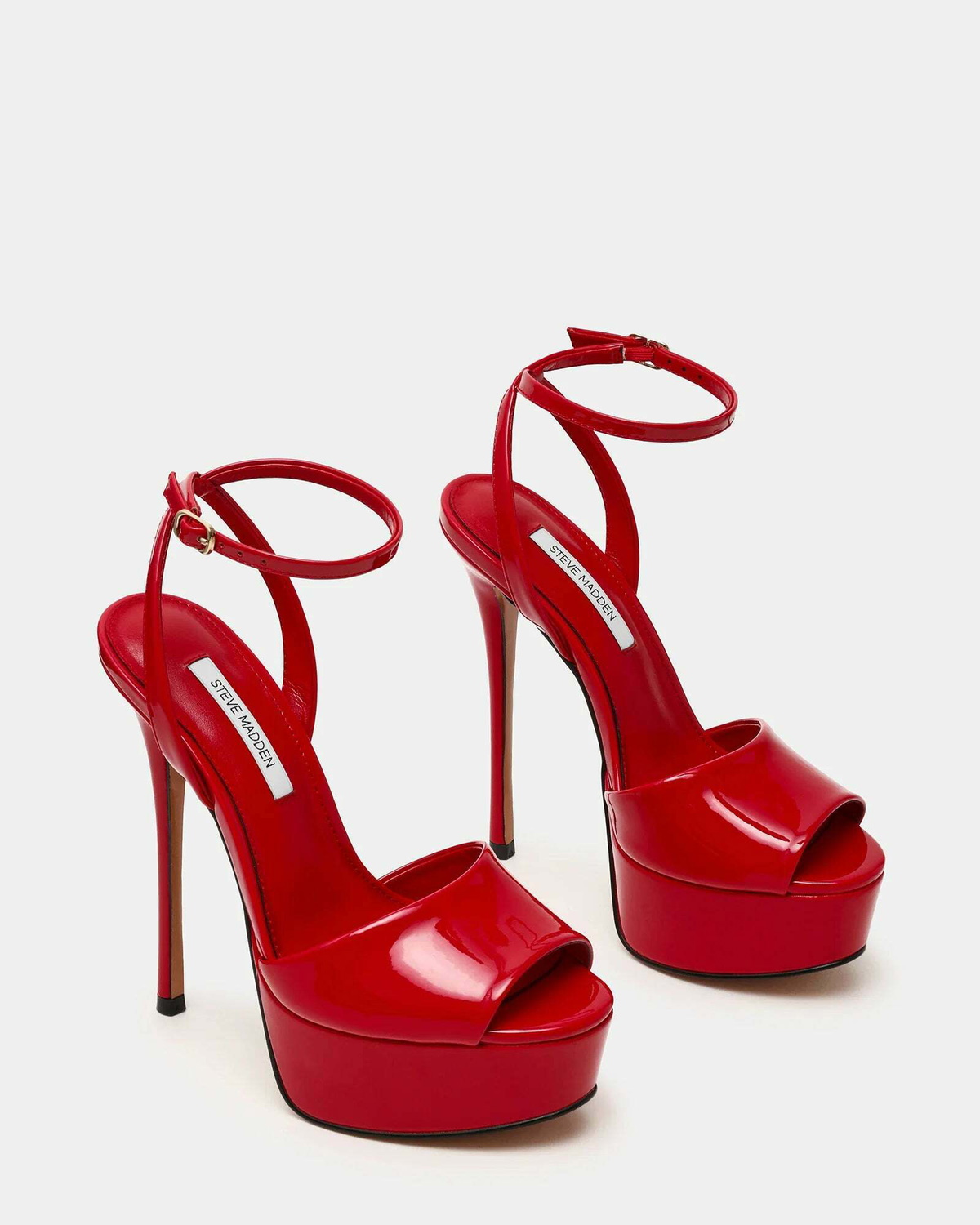 Steve Madden Jezzica Heels in Red Patent