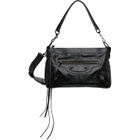 Balenciaga Black 'Le City Moto' Bag