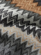 Missoni - Fringed Crochet-Knit Wool Scarf