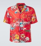 Gucci Floral silk twill bowling shirt