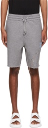 Frame Gray Logo Cotton Shorts