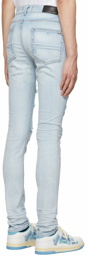AMIRI Blue Thrasher Jeans