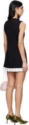 SHUSHU/TONG Black Sleeveless Slim-Fit Minidress
