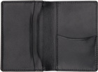 YOHJI YAMAMOTO Black Leather Card Holder