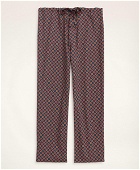 Brooks Brothers Men's Foulard Print Pajamas | Navy
