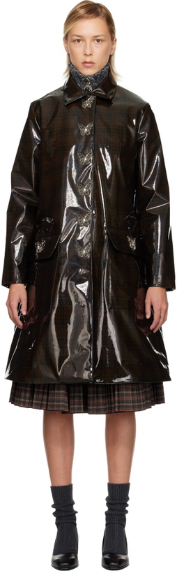 Photo: Chopova Lowena Black Squelchy Coat