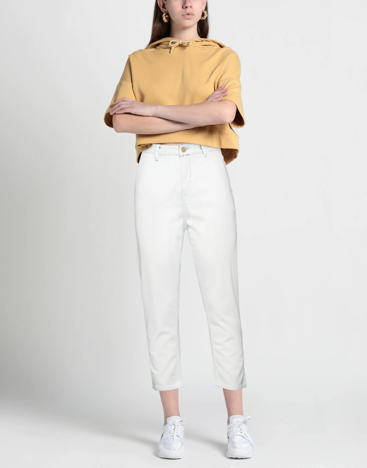 Manila Grace Womens Jeans in Blue