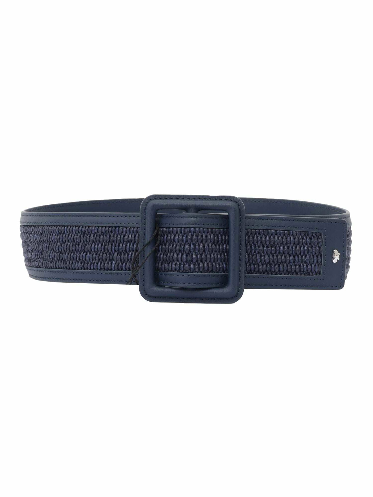【送料&関税込】Weekend Max Mara Kuens Belt-suspenders Perforated leather belt, dark brown | Weekend Max Mara