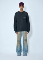 Acne Studios Long Sleeve Cotton Jersey T-Shirt