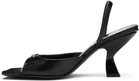 Diesel Black D-Amber 75 Heeled Sandals
