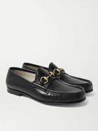 GUCCI - Roos Horsebit Leather Loafers - Black