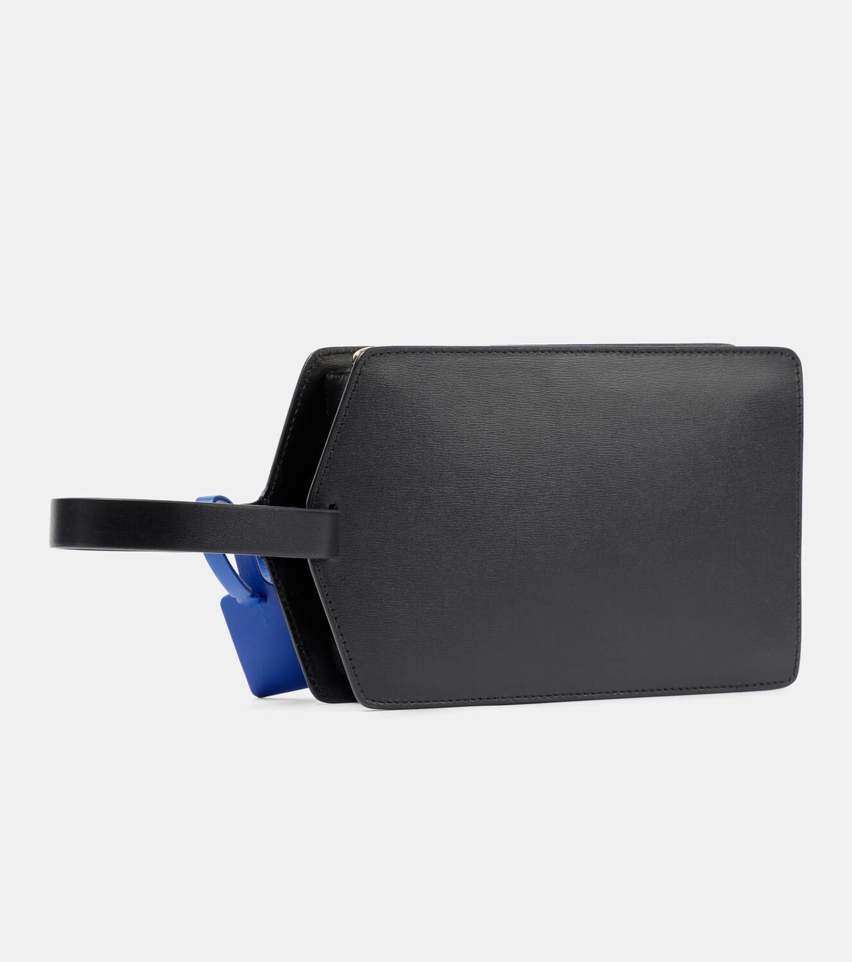 Off-White Zip Tie Medium leather clutch