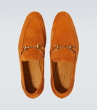 Gucci Jordaan suede loafers