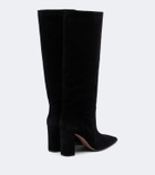 Paris Texas Anja suede knee-high boots