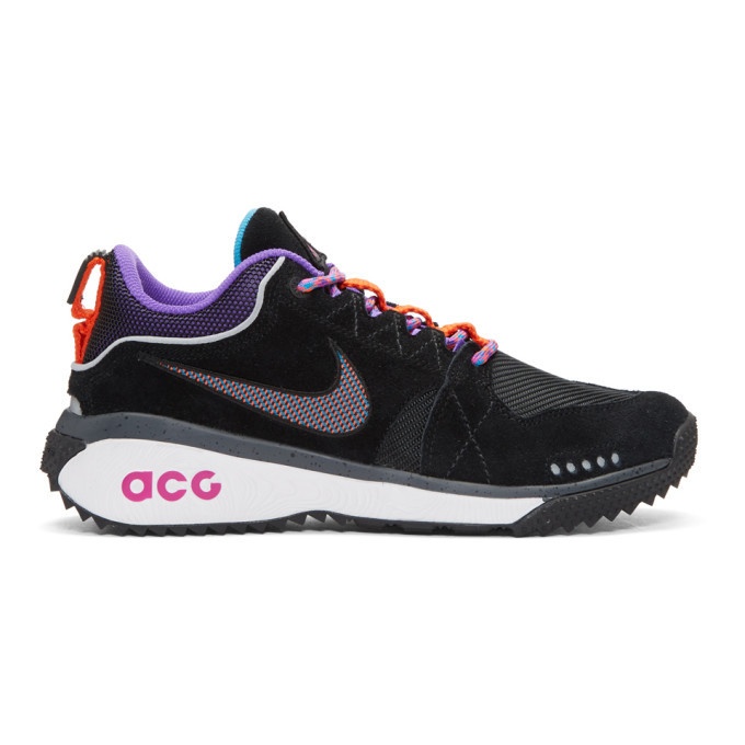 Photo: Nike ACG Black and Purple ACG Dog Mountain Sneakers