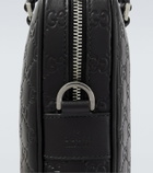 Gucci GG Emblem debossed leather briefcase