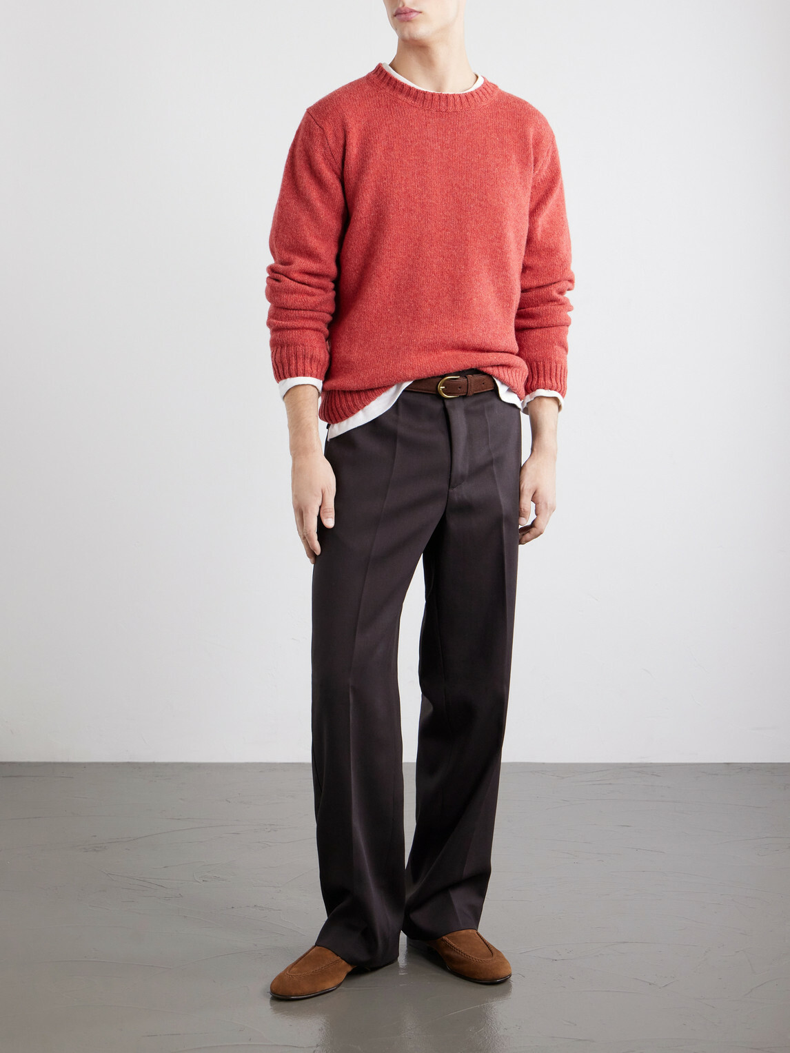 Caruso - Wool Sweater - Red