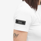 Versace Women's Logo T-Shirt in White/Crystal