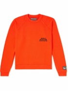 Reese Cooper® - Logo-Print Cotton-Jersey Sweatshirt - Orange