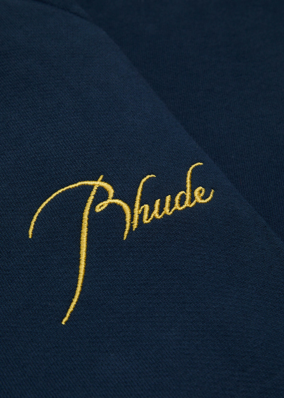 Rhude Classique Cotton Sweatpants Navy
